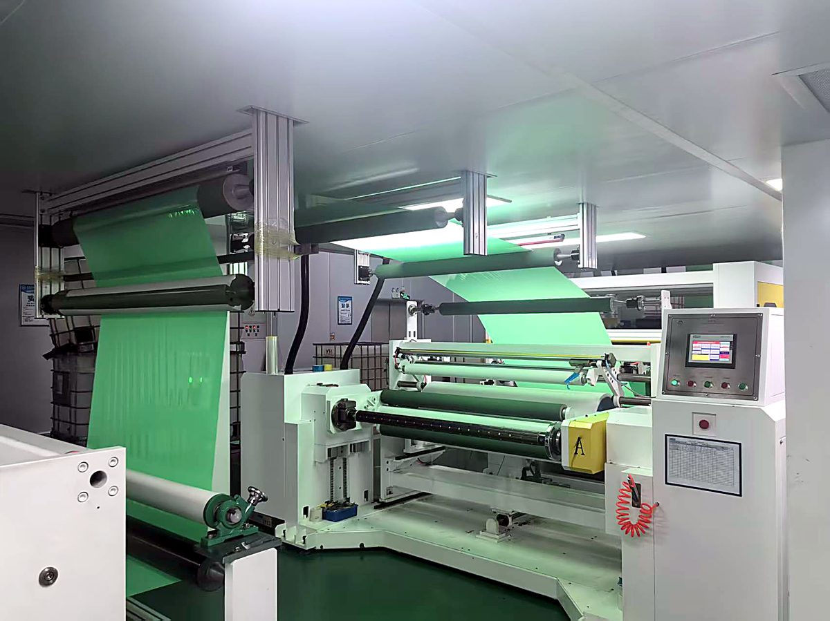 Songyang coating line producing protective film in Houjie, Dongguan
